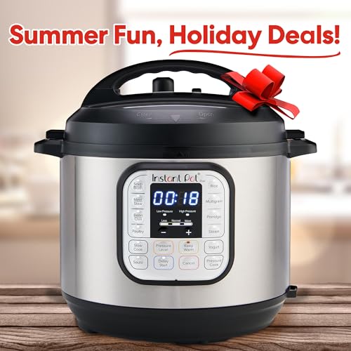 Instantaneous Pot Duo 7-in-1 Electrical Multi-Cooker: Strain Cooker, Gradual Cooker, Rice Cooker, Steamer, Sauté, Yogurt Maker, Hotter & Sterilizer - Comes with an App That includes Over 800...